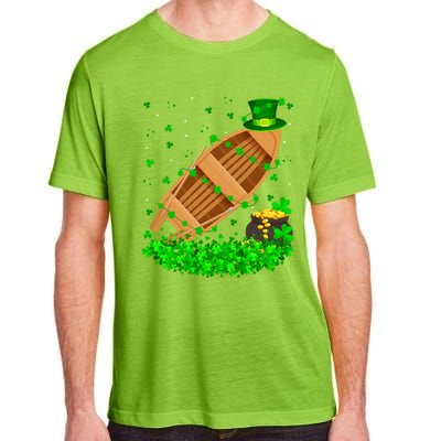 Irish Shamrock Leprechaun Fishing Boat St Patrick's Day Gift Adult ChromaSoft Performance T-Shirt