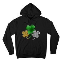 Irish Shamrocks Leopard Buffalo green St Patrick's Day Hoodie