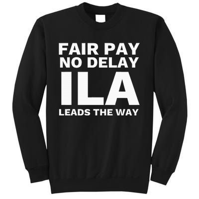 Ila Strike Longshoremen Union Port Workers Union Picket Sweatshirt