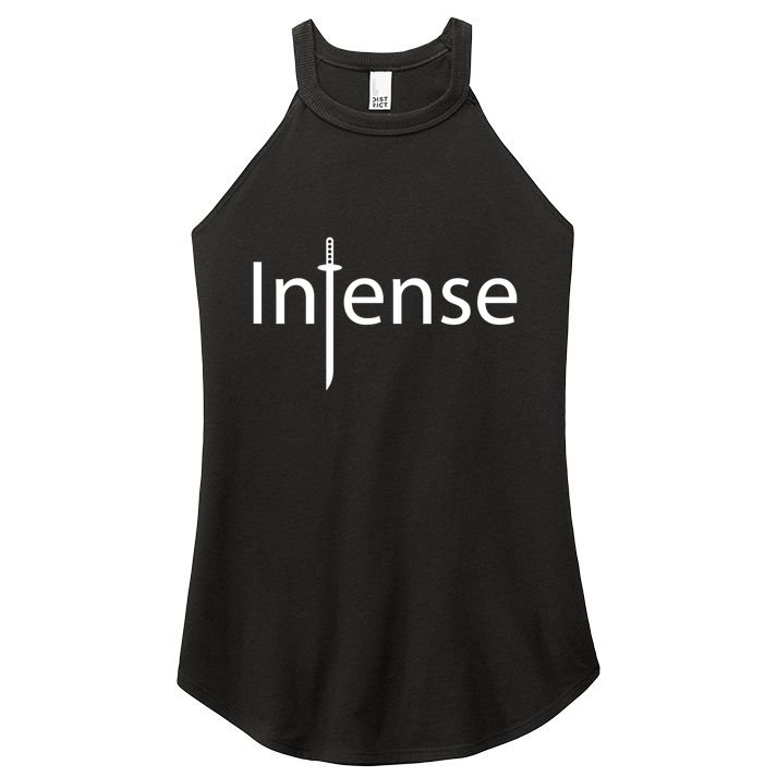Intense Sword Logo Women's Perfect Tri Rocker Tank