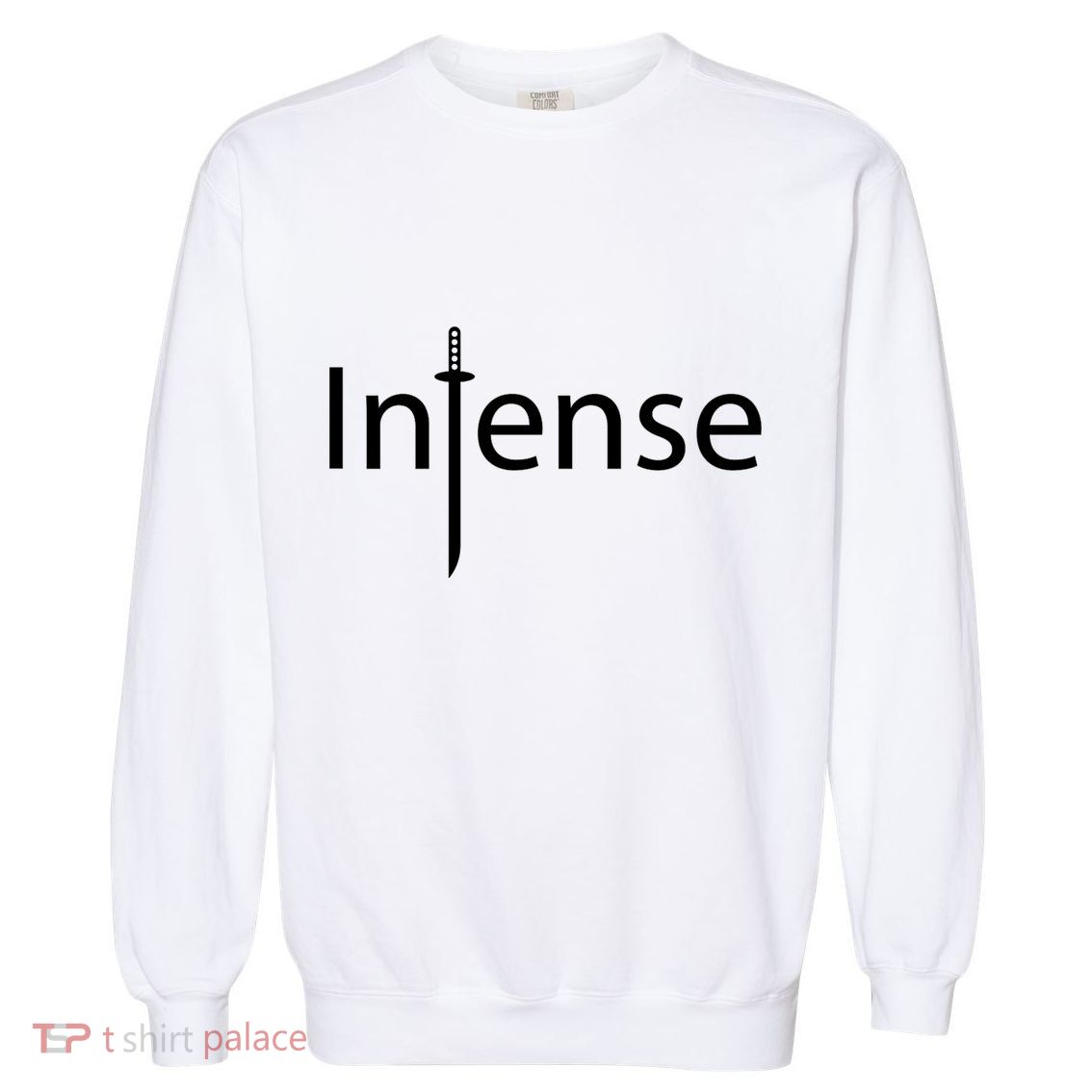 Intense Sword Logo Garment-Dyed Sweatshirt
