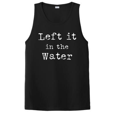 Inspiring Saying Left It At Water Scripture Bible God Jesus Funny Gift PosiCharge Competitor Tank