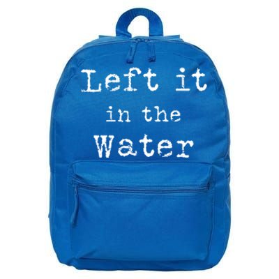 Inspiring Saying Left It At Water Scripture Bible God Jesus Funny Gift 16 in Basic Backpack