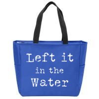 Inspiring Saying Left It At Water Scripture Bible God Jesus Funny Gift Zip Tote Bag