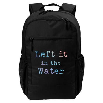 Inspiring Saying Left It At Water Scripture Bible God Jesus Gift Backpack