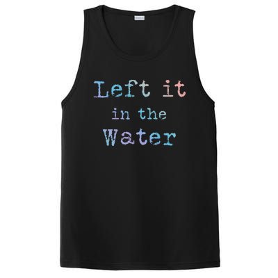 Inspiring Saying Left It At Water Scripture Bible God Jesus Gift PosiCharge Competitor Tank