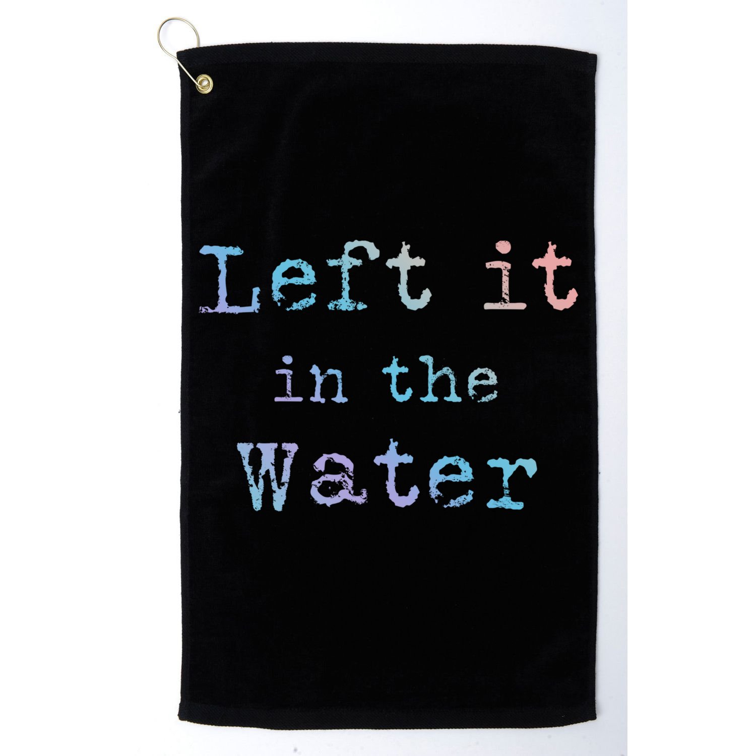 Inspiring Saying Left It At Water Scripture Bible God Jesus Gift Golf Towel