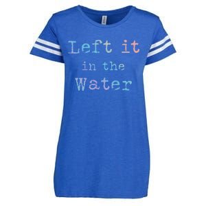 Inspiring Saying Left It At Water Scripture Bible God Jesus Gift Enza Ladies Jersey Football T-Shirt