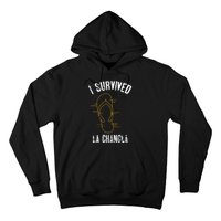 I Survived La Chancla Slippers Funny Mexican Culture Gift Hoodie