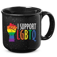 I Support Lgbtq 15oz Campfire Ceramic Mug