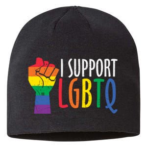 I Support Lgbtq Sustainable Beanie