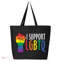I Support Lgbtq 25L Jumbo Tote