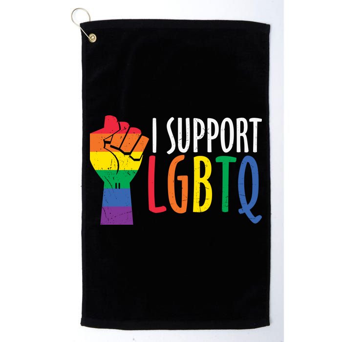 I Support Lgbtq Golf Towel