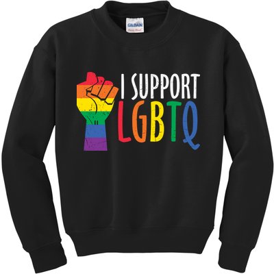 I Support Lgbtq Kids Sweatshirt