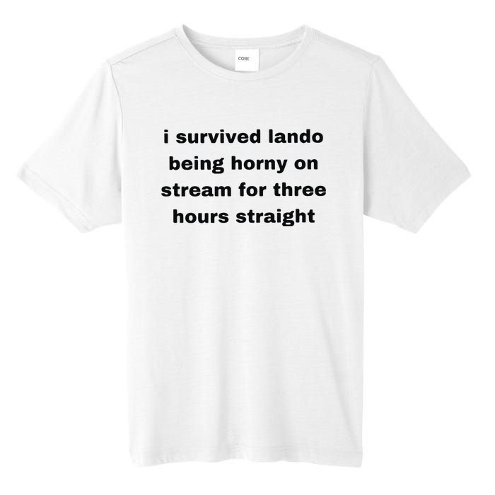 I Survived Lando Being Horny On Stream For Three Hours Straight Tall Fusion ChromaSoft Performance T-Shirt