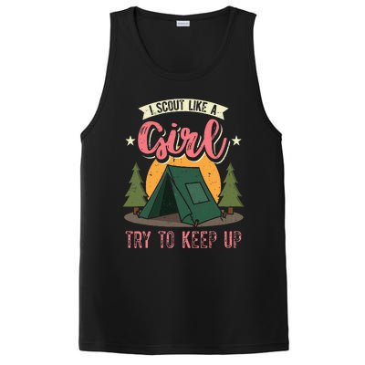 I Scout Like A Girl Try To Keep Up Troop Leader Scout PosiCharge Competitor Tank