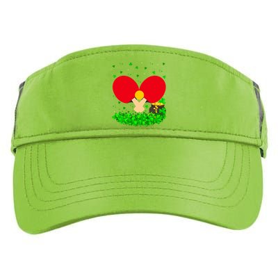 Irish Shamrock Leprechaun Table Tennis St Patrick's Day Gift Adult Drive Performance Visor