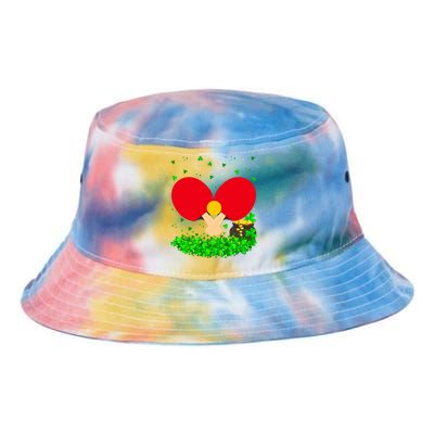 Irish Shamrock Leprechaun Table Tennis St Patrick's Day Gift Tie Dye Newport Bucket Hat