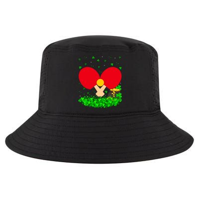 Irish Shamrock Leprechaun Table Tennis St Patrick's Day Gift Cool Comfort Performance Bucket Hat