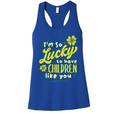 Im So Lucky To Have Like You Love Ireland Gift Women's Racerback Tank