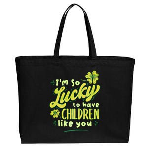 Im So Lucky To Have Like You Love Ireland Gift Cotton Canvas Jumbo Tote