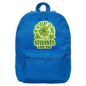 Im So Lucky To Have Students Like You Love Ireland Gift 16 in Basic Backpack