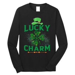 Irish Shamrock Lucky Charm Long Sleeve Shirt