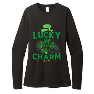 Irish Shamrock Lucky Charm Womens CVC Long Sleeve Shirt