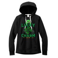 Irish Shamrock Lucky Charm Women's Fleece Hoodie