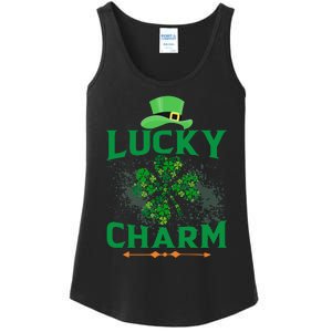 Irish Shamrock Lucky Charm Ladies Essential Tank