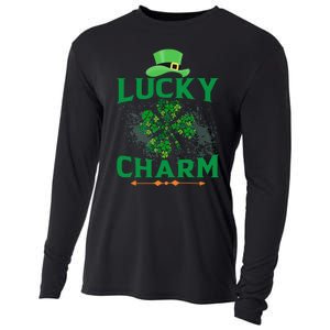 Irish Shamrock Lucky Charm Cooling Performance Long Sleeve Crew