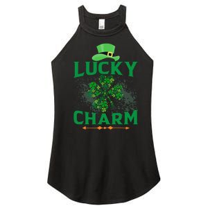 Irish Shamrock Lucky Charm Women's Perfect Tri Rocker Tank