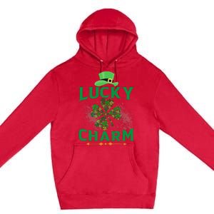 Irish Shamrock Lucky Charm Premium Pullover Hoodie