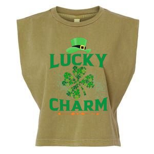 Irish Shamrock Lucky Charm Garment-Dyed Women's Muscle Tee