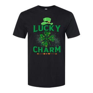 Irish Shamrock Lucky Charm Softstyle CVC T-Shirt