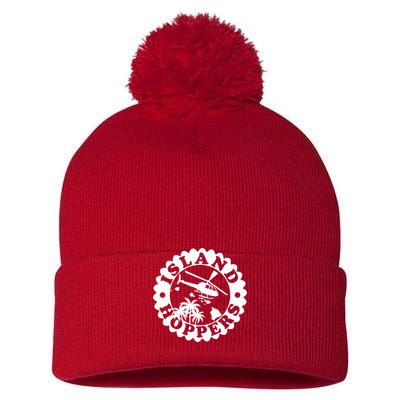 Island Hoppers Pom Pom 12in Knit Beanie