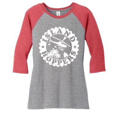 Island Hoppers Women's Tri-Blend 3/4-Sleeve Raglan Shirt