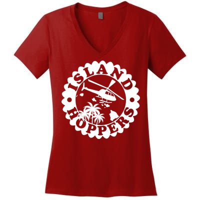 Island Hoppers Women's V-Neck T-Shirt