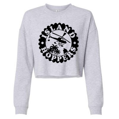 Island Hoppers Cropped Pullover Crew