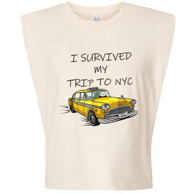 i survived my trip to nyc   Garment-Dyed Women's Muscle Tee