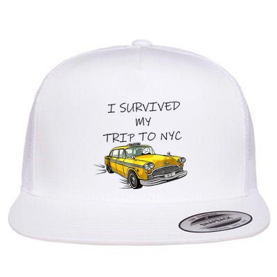 i survived my trip to nyc   Flatbill Hat