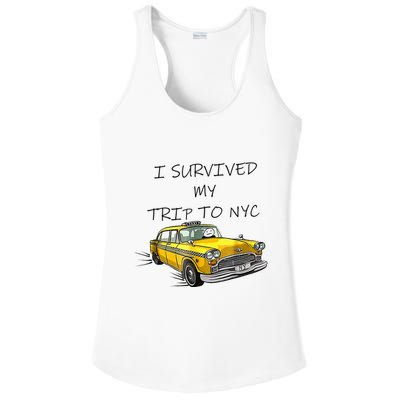 i survived my trip to nyc   Ladies PosiCharge Competitor Racerback Tank