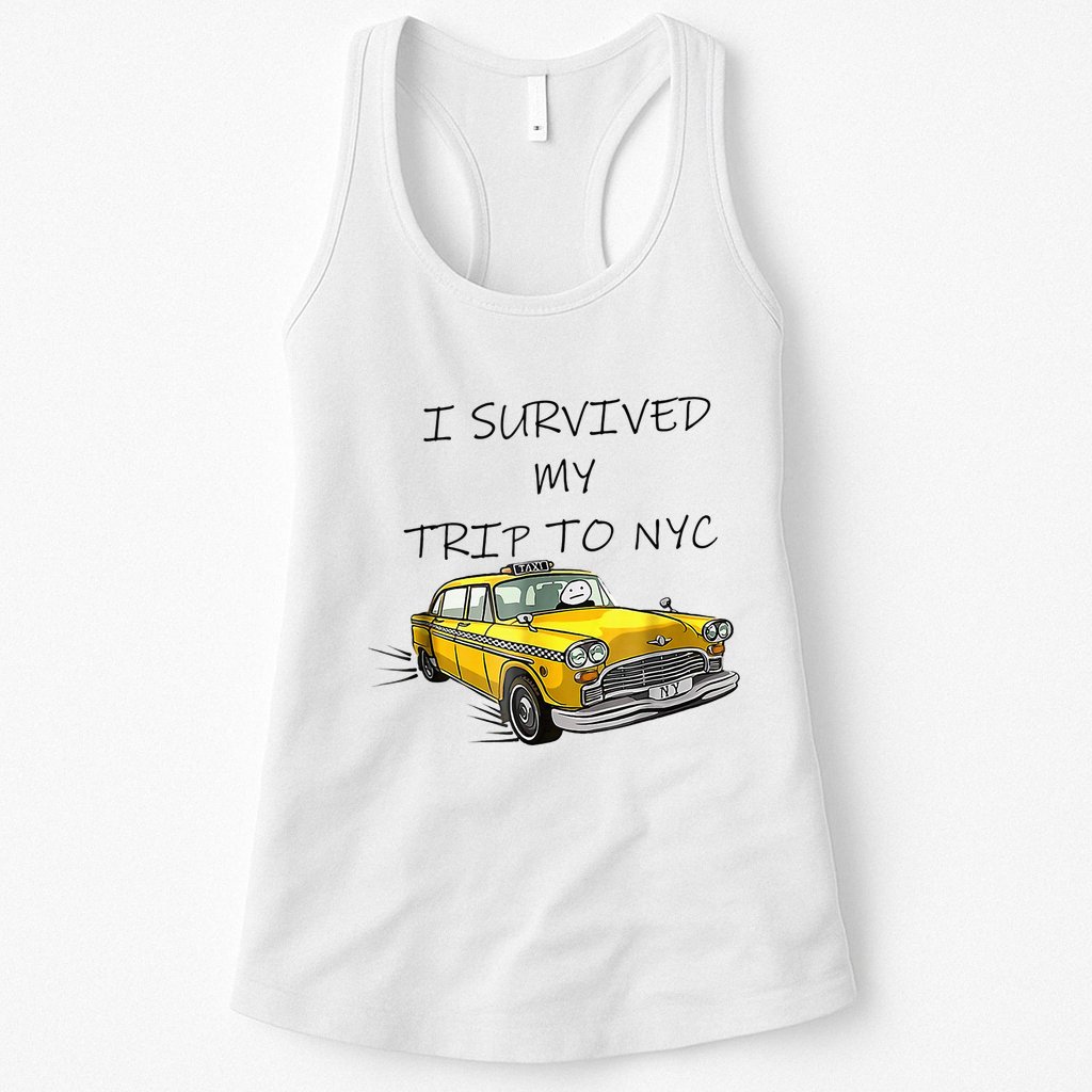 i survived my trip to nyc   Womens Tank Top