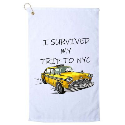 i survived my trip to nyc   Golf Towel