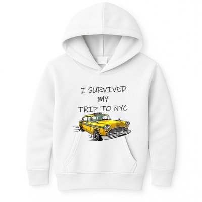 i survived my trip to nyc   Kids Hoodie