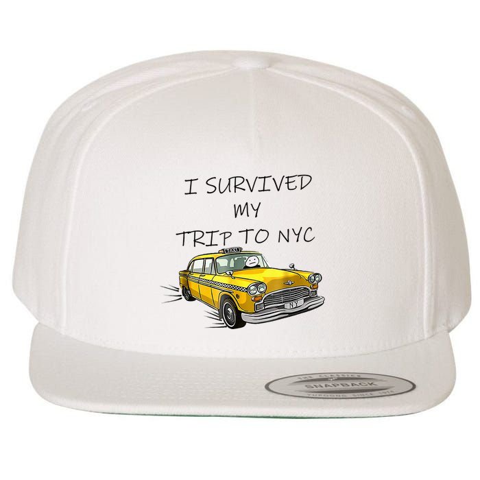 i survived my trip to nyc   Wool Snapback Cap