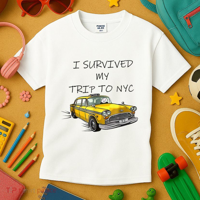 i survived my trip to nyc   Kids T-Shirt