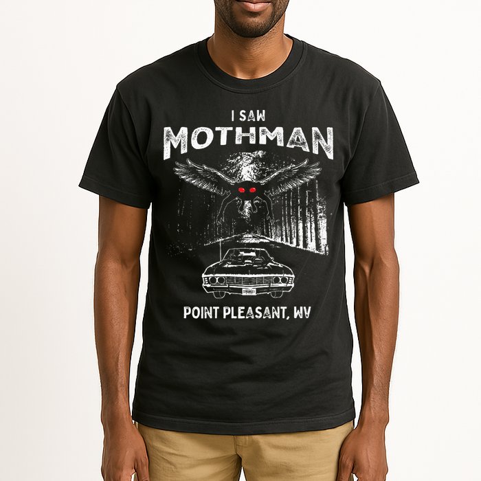 I Saw Mothman In Point Pleasant West Virginia Cryptid Tall T-Shirt