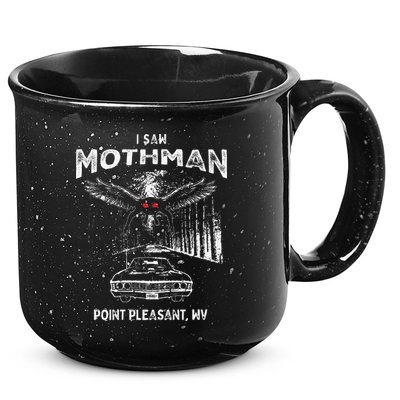 I Saw Mothman In Point Pleasant West Virginia Cryptid 15oz Campfire Ceramic Mug
