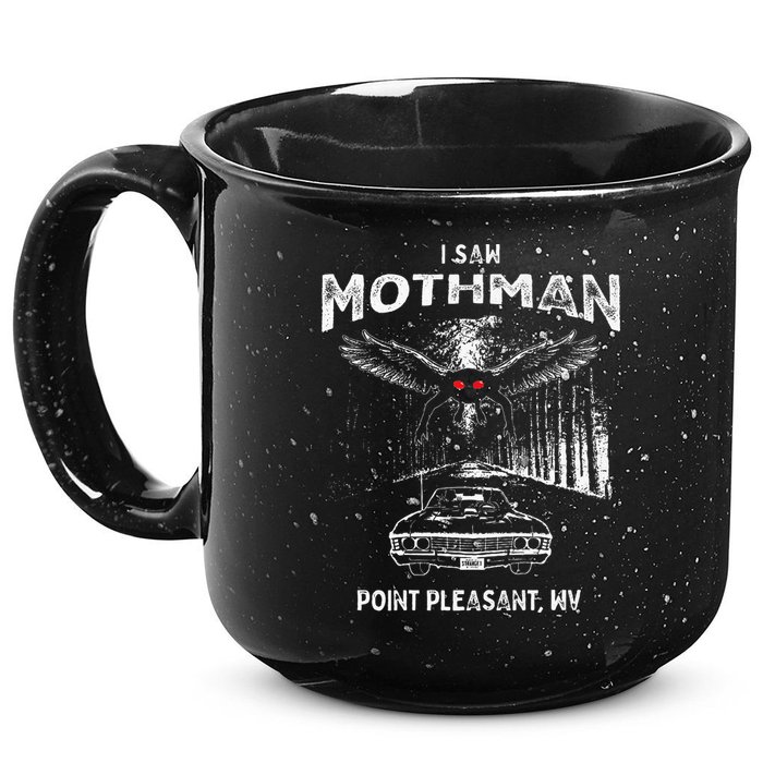 I Saw Mothman In Point Pleasant West Virginia Cryptid 15oz Campfire Ceramic Mug